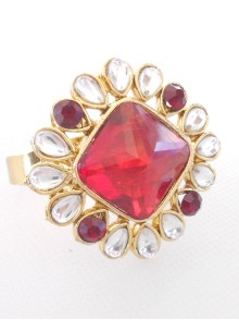 Kundan Finger Ring